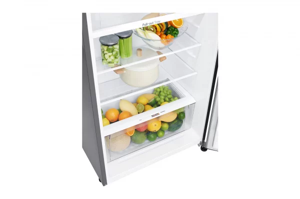 LG IEC Net 393L Dark Graphite Steel Top Freezer with Inverter Compressor & Multi Air Flow - Image 9
