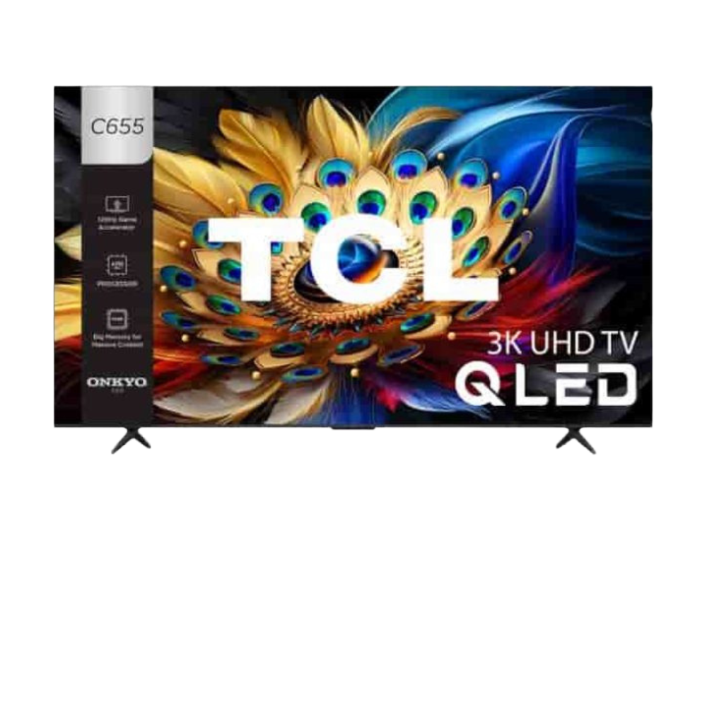 TCL 55" QLED GOOGLE FRAMELESS TV 55C655