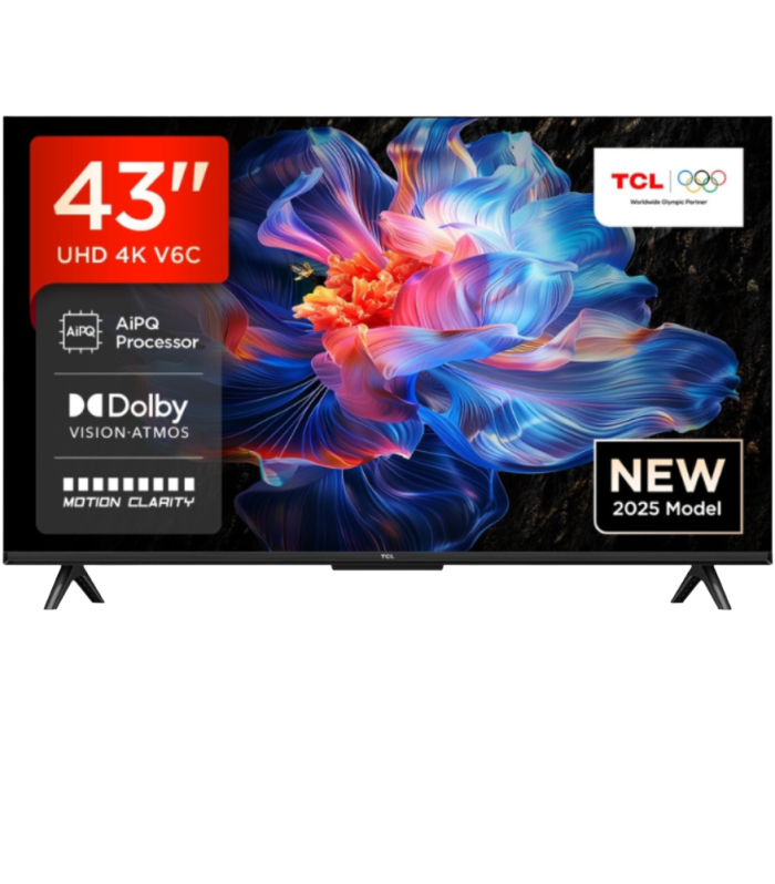 TCL 43" 4K HDR GOOGLE TV 43V6C