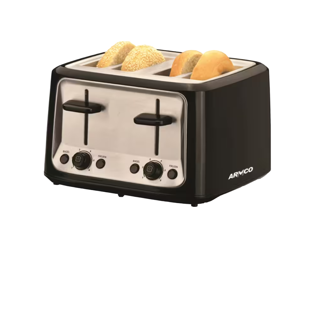 ARMCO 4 SLICE 1500 WATTS TOASTERS POP UP APT-4B5000B(SS) ARMCO 4 SLICE 1500 WATTS TOASTERS POP UP APT-4B5000B(SS)