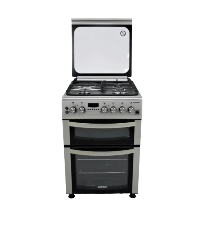 ARMCO 60X60 3G+1E DOUBLE OVEN SILVER COOKER GC-F6631ZX2D2(SL)