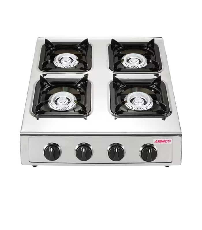 ARMCO 4 GAS TAPS STAINLESS STEEL COOKER GC-8440P2
