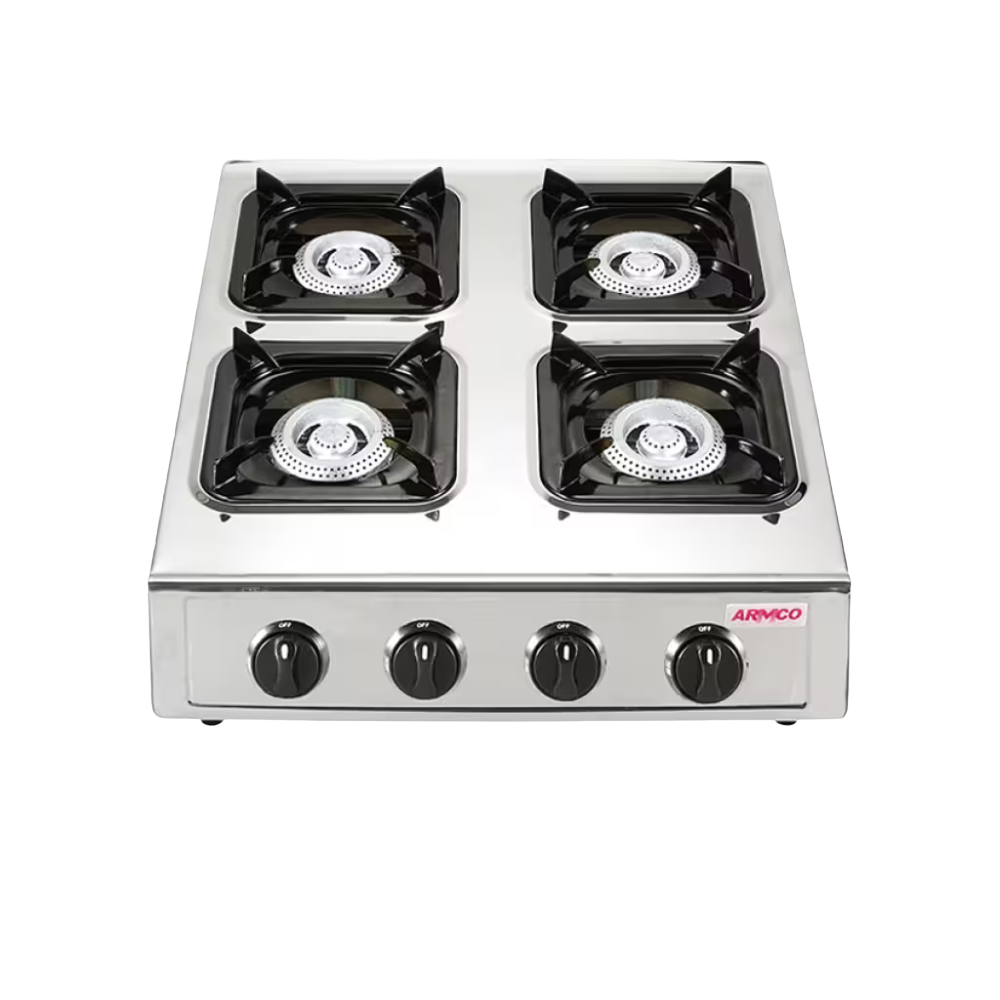 ARMCO 4 GAS TAPS STAINLESS STEEL COOKER GC-8440P2 ARMCO 4 GAS TAPS STAINLESS STEEL COOKER GC-8440P2
