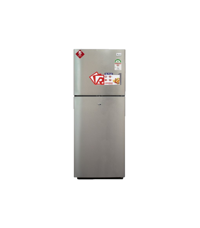 RAMTONS 189L DOUBLE DOOR NO FROST FRIDGE SILVER RF/329