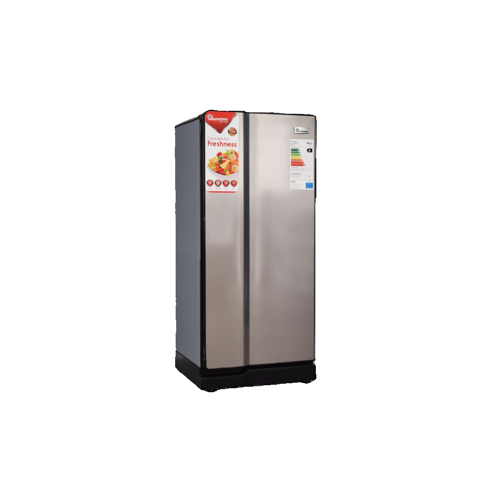 RAMTONS 170L SINGLE DOOR TITAN SILVER RF/219