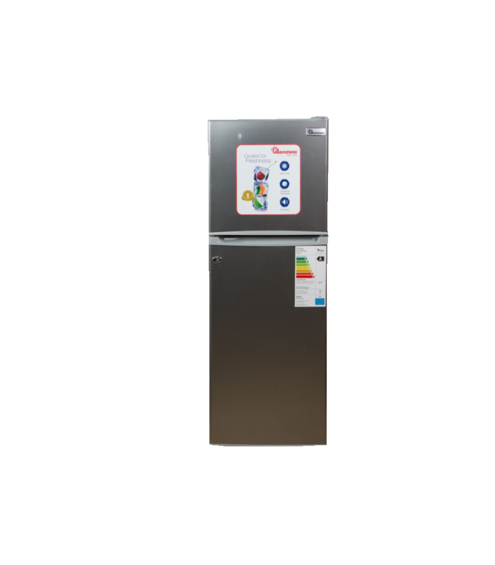 RAMTONS 128L DOUBLE DOOR TITAN STEEL FRIDGE RF/177