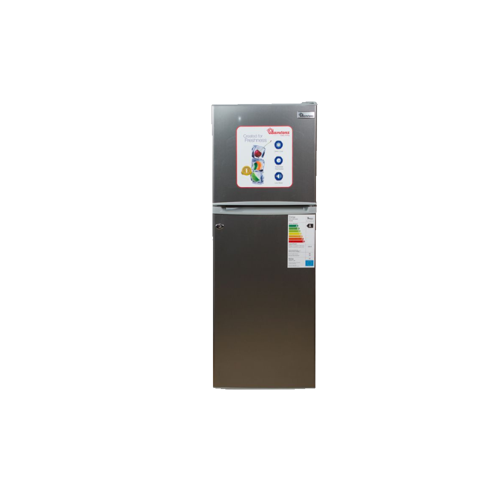 RAMTONS 128L DOUBLE DOOR TITAN STEEL FRIDGE RF/177