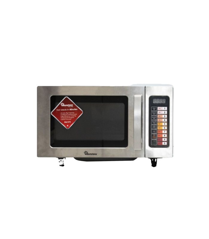 RAMTONS 20L MANUAL BLACK GLASS MICROWAVE RM/557