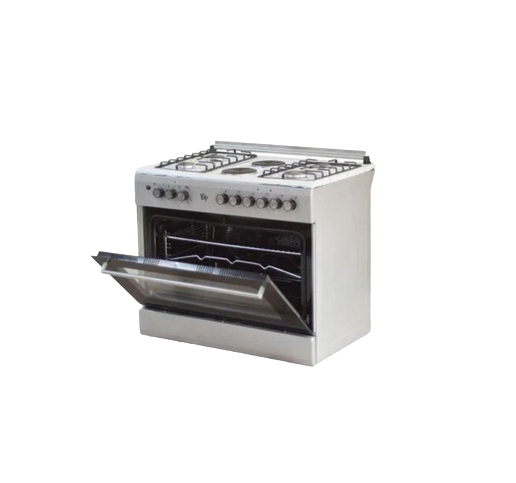 BJ'S STANDING COOKER 60X90 4G + 2 HOTPLATE INOX BJ'S60904+2I
