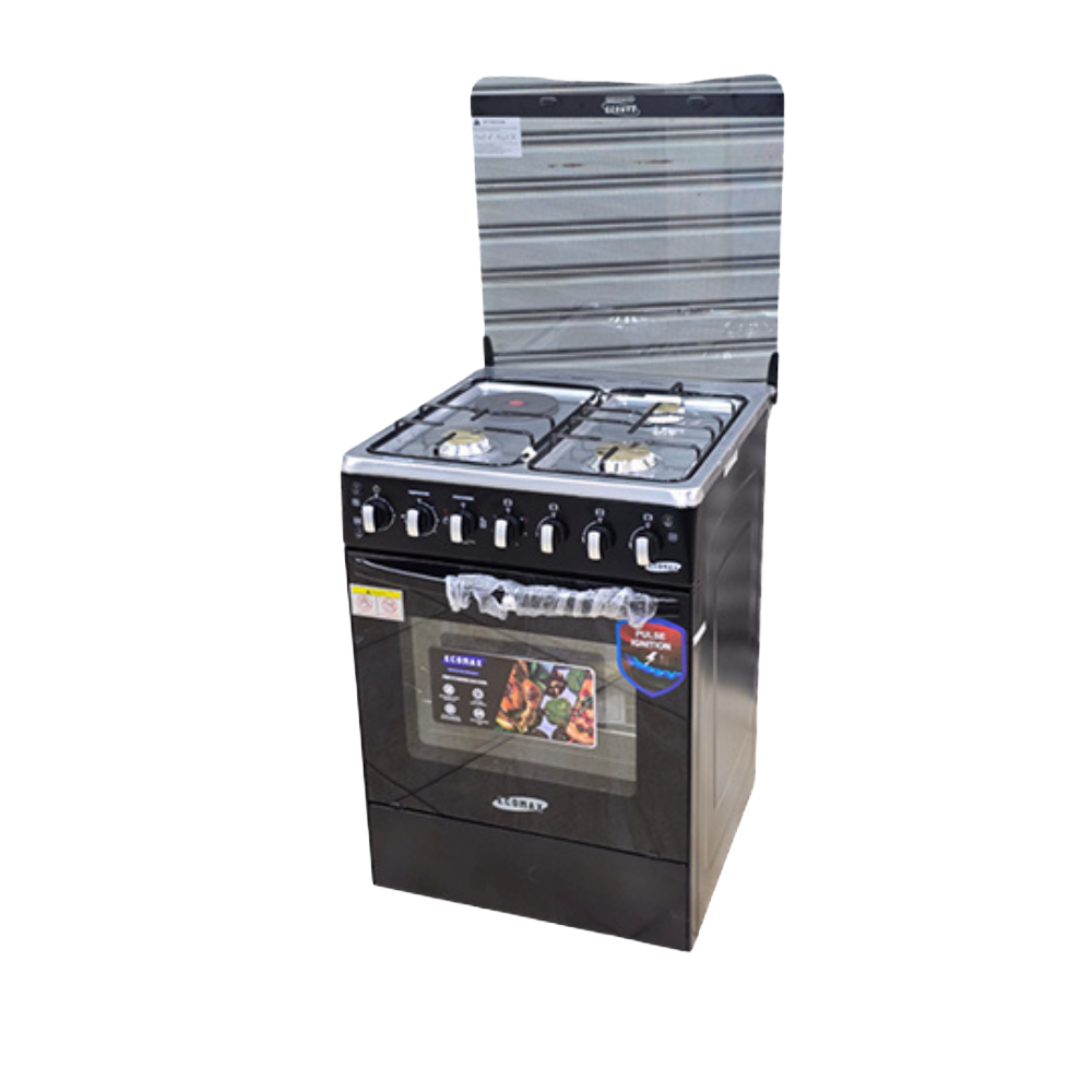 ECOMAX GAS COOKER LX-880U-3G1E BLACK ECOMAX GAS COOKER LX-880U-3G1E BLACK
