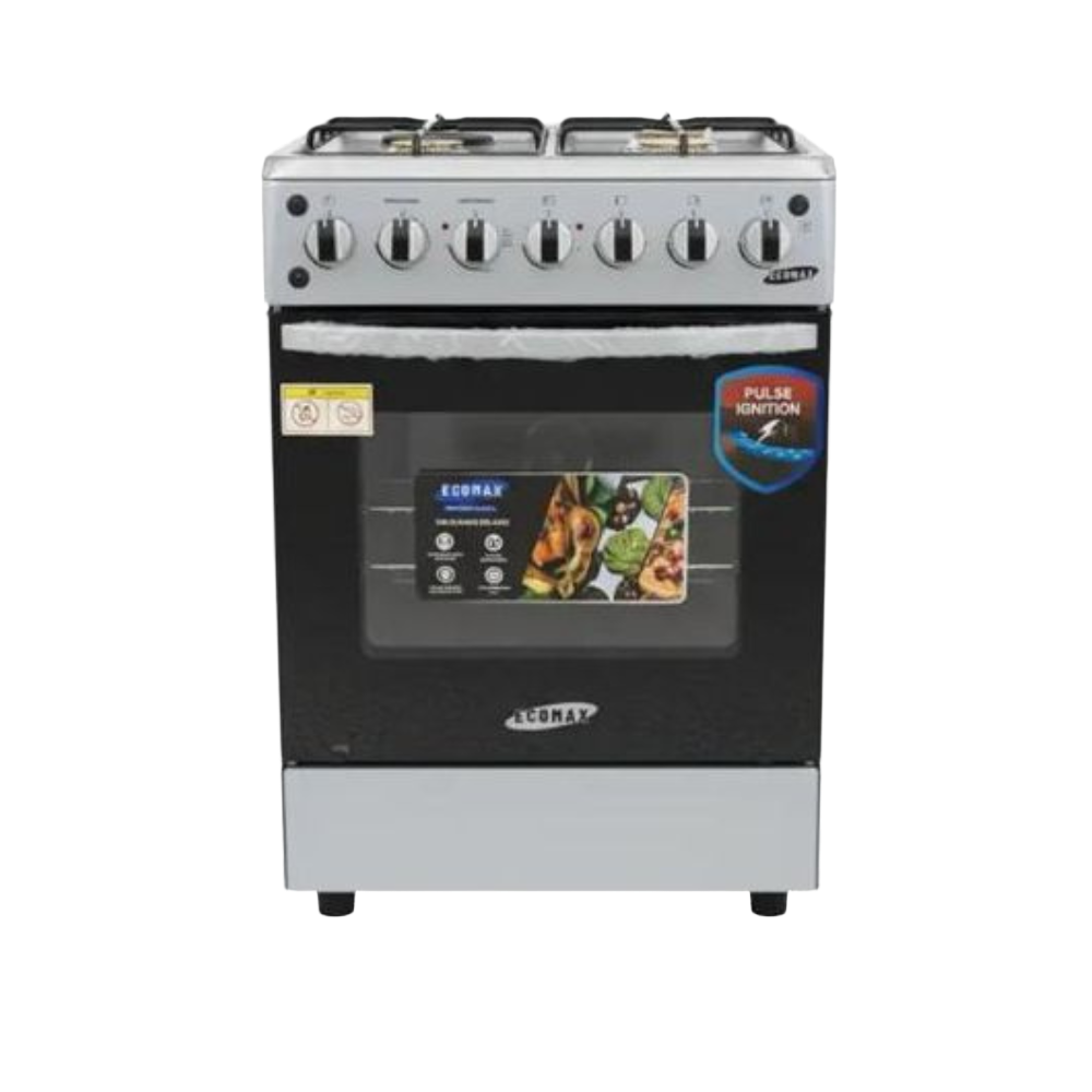 ECOMAX 4G+1E COOKER 60*60 SILVER LX-880-3G1E