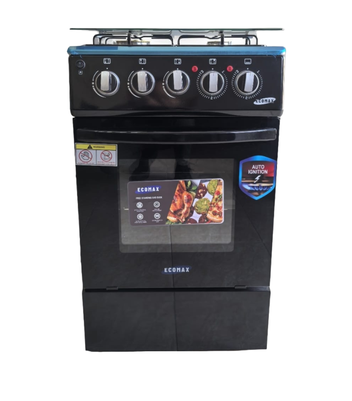 ECOMAX 4G COOKER 50X50 BLACK LX-680-4G