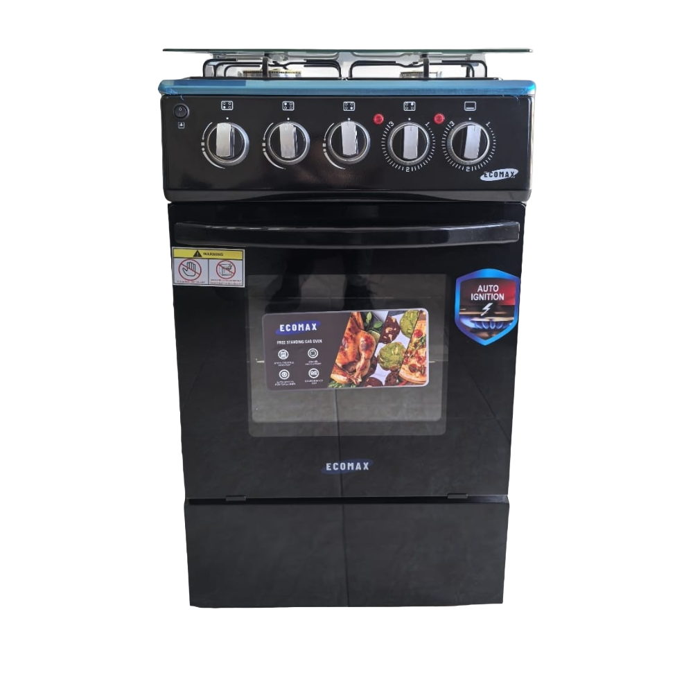 ECOMAX 4G COOKER 50X50 BLACK LX-680-4G