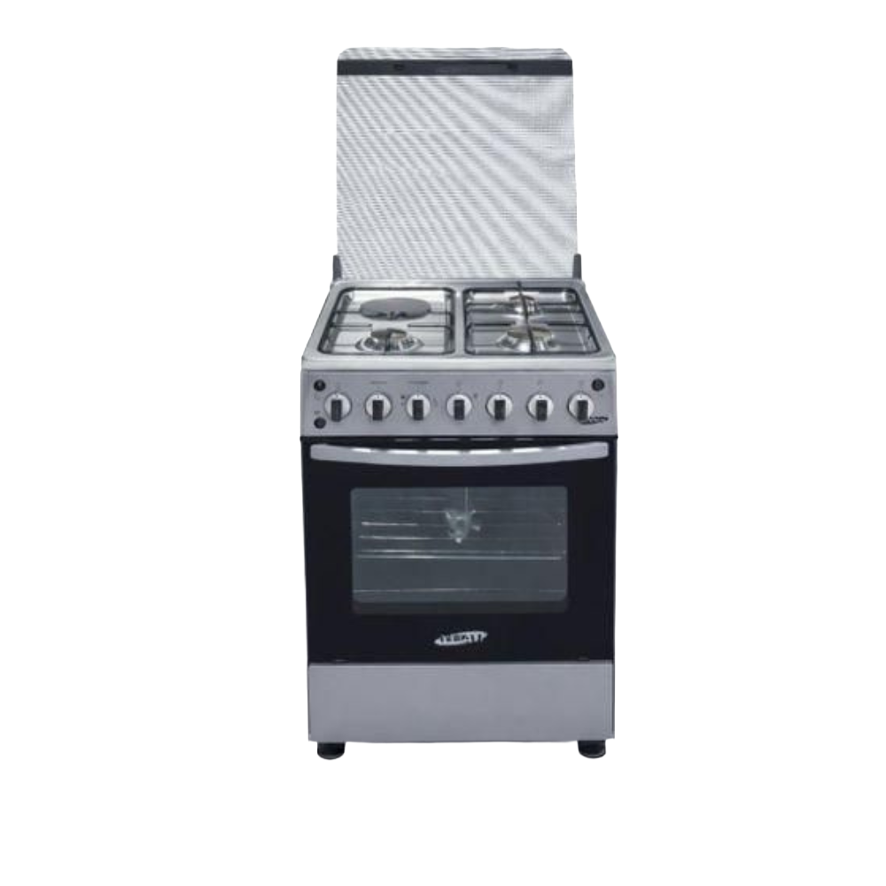 ECOMAX GAS COOKER 50X50 LX-680-3G1E SILVER