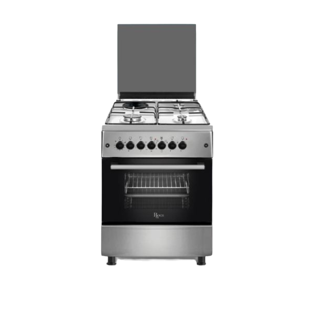 ROCH 3+1 60X60 STANDING COOKER SILVER RECK-631-SS ROCH 3+1 60X60 STANDING COOKER SILVER RECK-631-SS