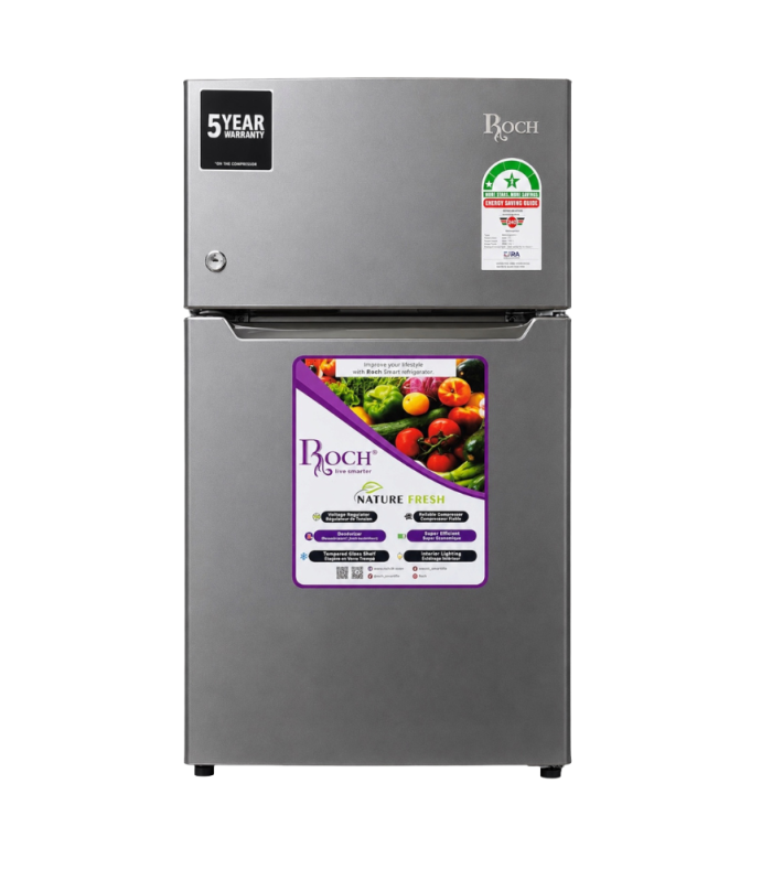 ROCH TOP MOUNTED DEFROST DOUBLE DOOR FRIDGE 83L RFR-115D-T